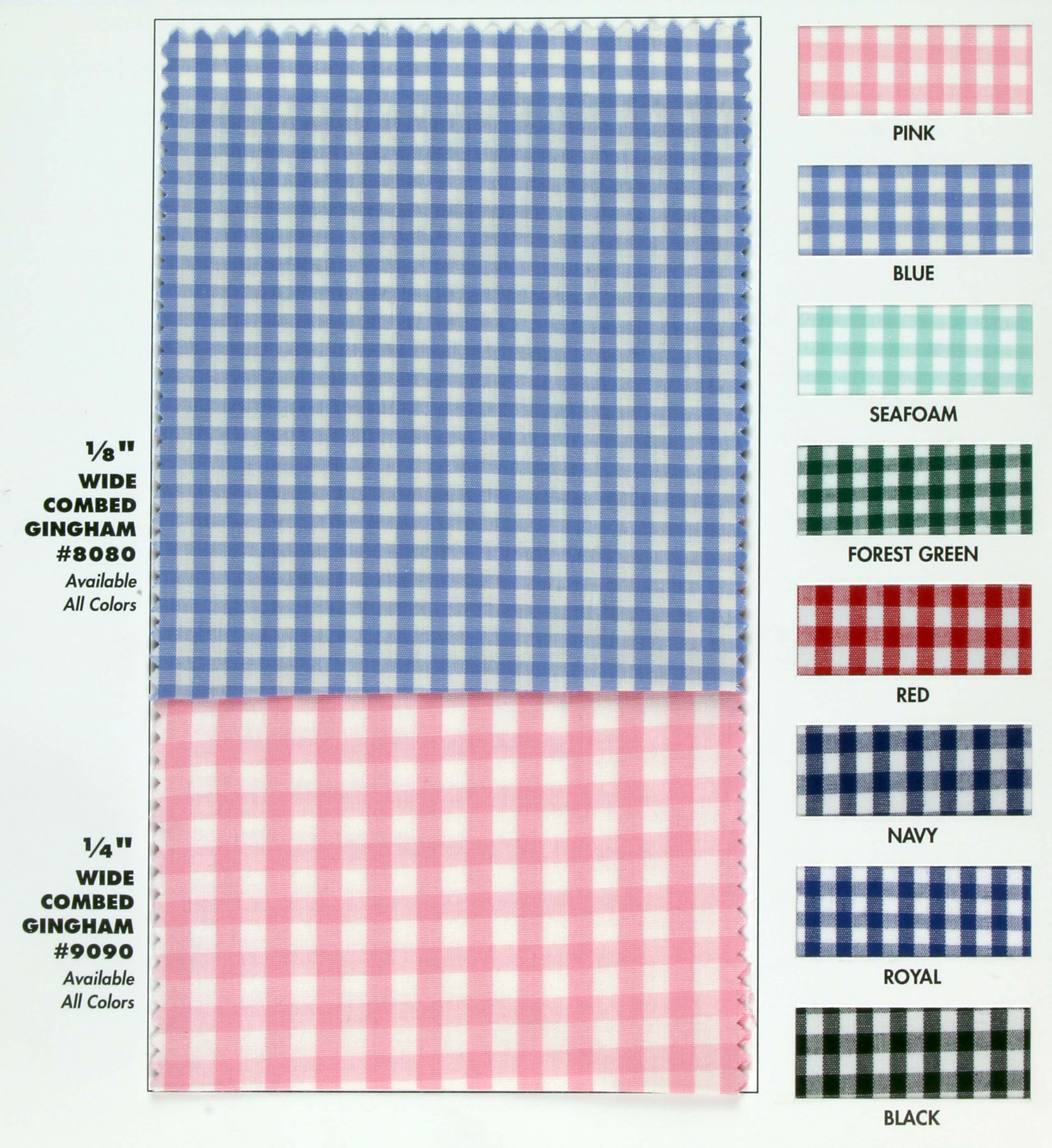PINK,BLACK OR BROWN ENGLAND IMPORTS GINGHAM-100% PURE COTTON BY SPECHLER-VOGEL 